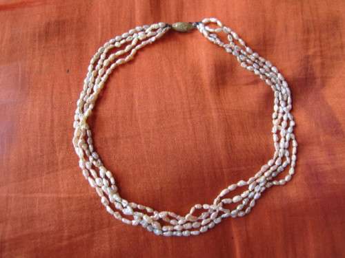 4 STRAND FRESHWATER PEARL NECKLACE