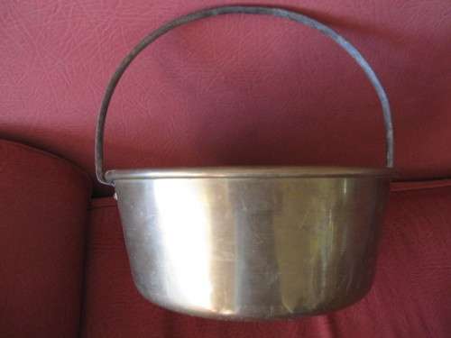 LARGE BRASS PRESERVE PAN