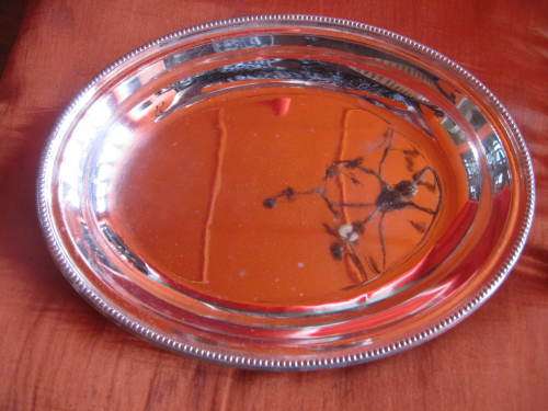 MAPPIN AND WEBB OVAL SILVER PLATED ENTREE DISH