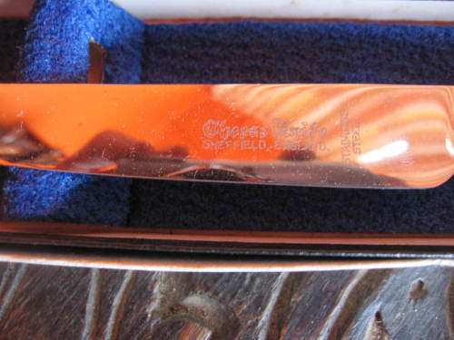 SILVER HANDLED CHEESE KNIFE