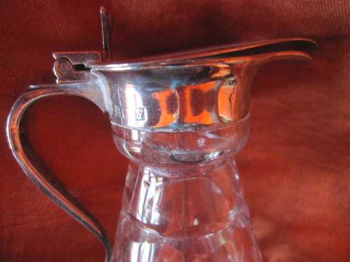 SMALL SILVER LIDDED WHISKEY NOGGIN