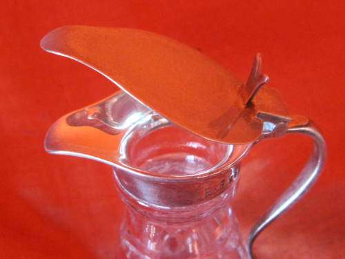SMALL SILVER LIDDED WHISKEY NOGGIN