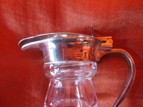 SMALL SILVER LIDDED WHISKEY NOGGIN