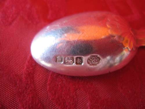 9 HALLMARKED SILVER COFFEE SPOONS