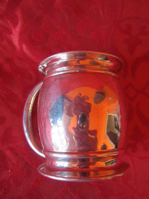 LITTLE HALLMARKED SILVER CHRISTENING MUG