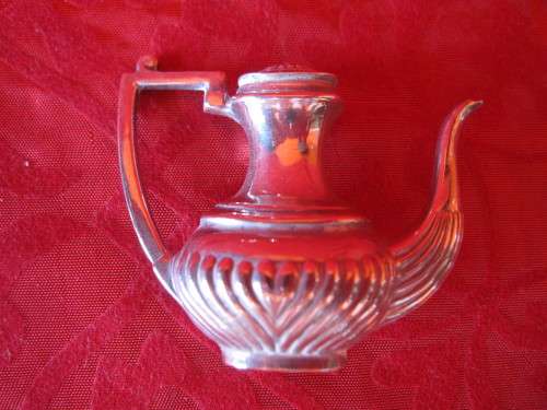 HALLMARKED MINIATURE TEA SET ON TRAY