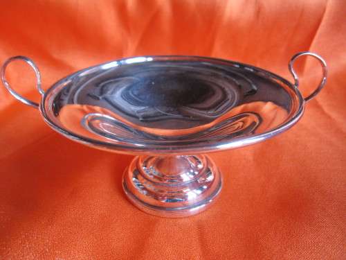 ARTS AND CRAFTS SILVER TAZZA