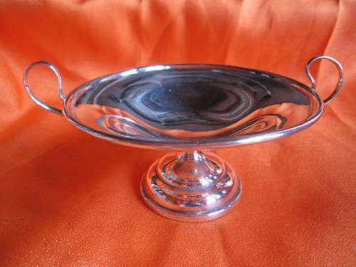 ARTS AND CRAFTS SILVER TAZZA