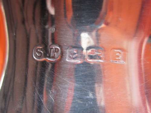 SILVER CHRISTENING MUG