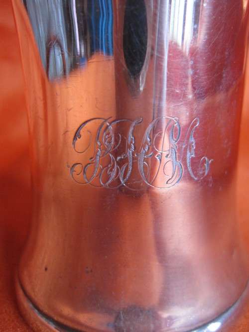 SILVER CHRISTENING MUG