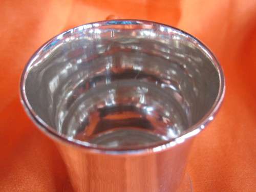 SILVER CHRISTENING MUG