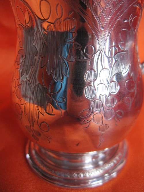 SILVER CHRISTENING MUG