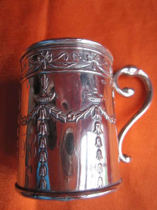 ART NOUVEAU CHRISTENING MUG
