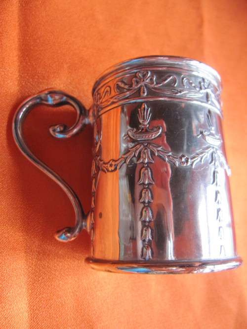 ART NOUVEAU CHRISTENING MUG
