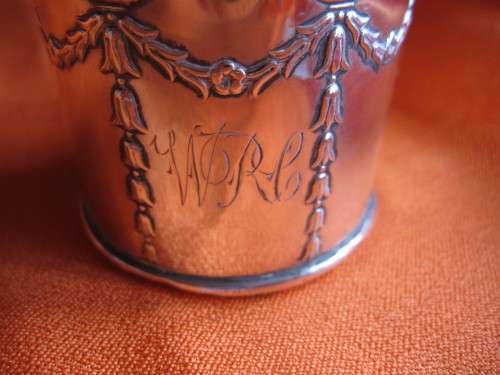 ART NOUVEAU CHRISTENING MUG