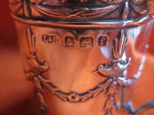 ART NOUVEAU CHRISTENING MUG
