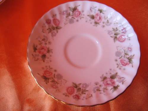 6 MINTON SPRING BOQUET TEACUPS AND SAUCERS