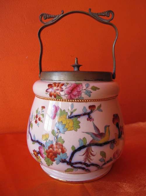 CARLTON WARE BISCUIT BARREL