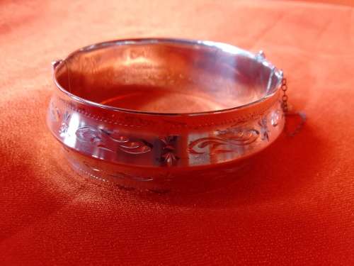 SILVER CUFF BANGLE