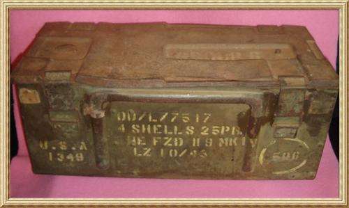 WW11 -  Metal USA Ammo Box from Blisful