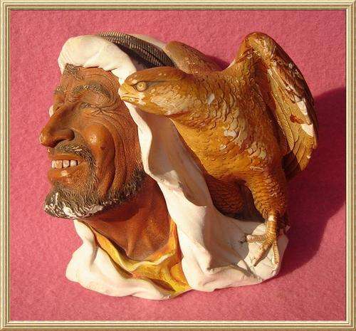English Bossons " The Falconer " Wall Plaque from Blisful