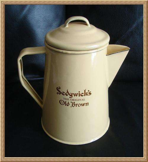 Sedwick's Enamel Coffee Percolator in cream from Blisful