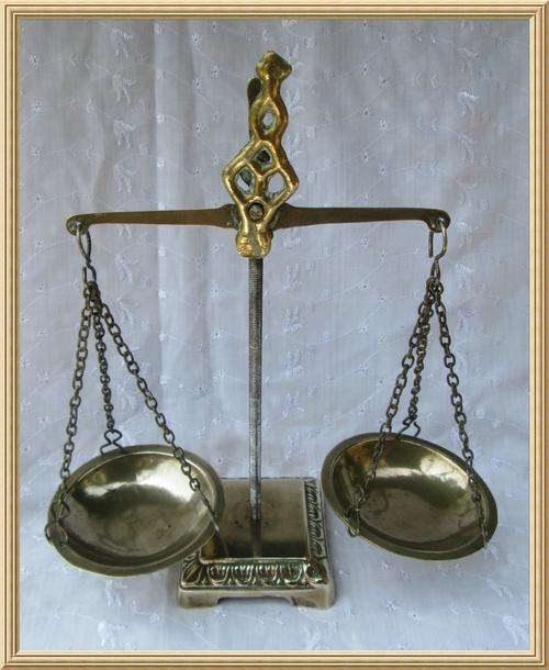 Brass Balance Scale from Blisful