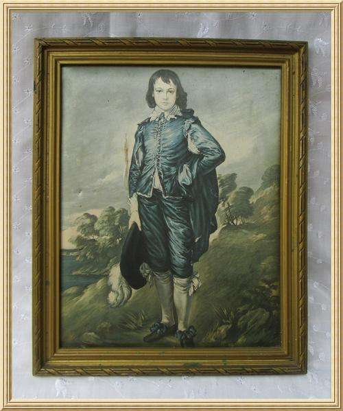 Cushion Framed " Blue Boy " from Blisful