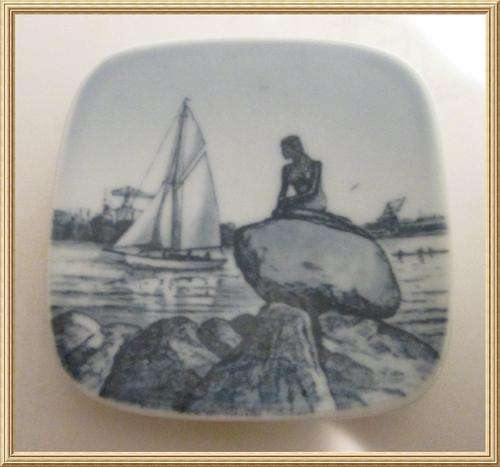 Denmark - Copenhagen Langelinie " The Little Mermaid " Plate from Blisful