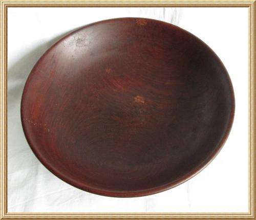 Large Wooden Footed Fruit Bowl from Blisful