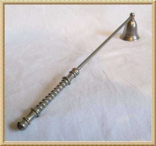 Vintage Solid Silver Plated Candle Snuffer from Blisful