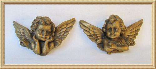 Pair of Wall Cherubs from Blisful