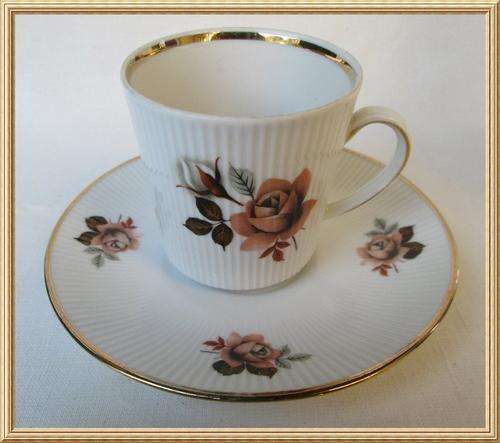 Vintage German Winterling Rose Coffee Duo from Blisful