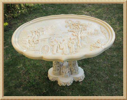 Vintage Ivorine Chinese Detailed Willow - Emperor's Table signed - from Blisful