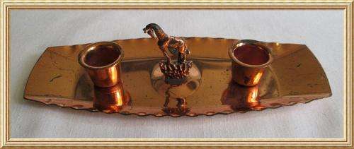 vintage Copper Candle Holder from Blisful