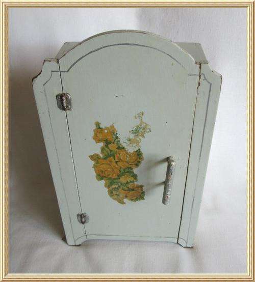 Vintage Mini Wooden Wardrobe from Blisful