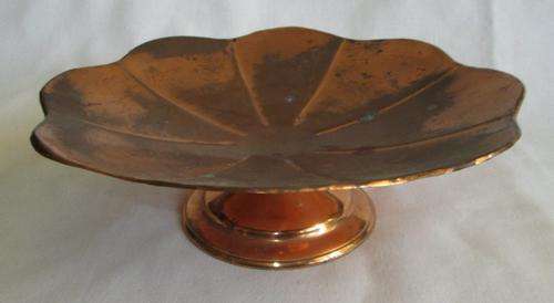 Vintage Copper Plated Tazza from Blisful