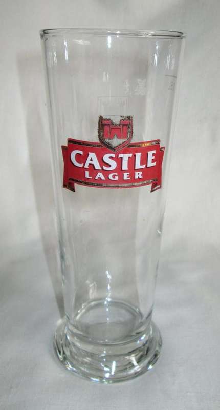Advertising Beer Glass Charles Glass Castle Lager 0.5lt from Blisful