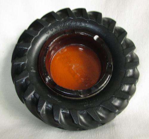 Vintage Tractor Tyre Ashtray - Goodyear from Blisful