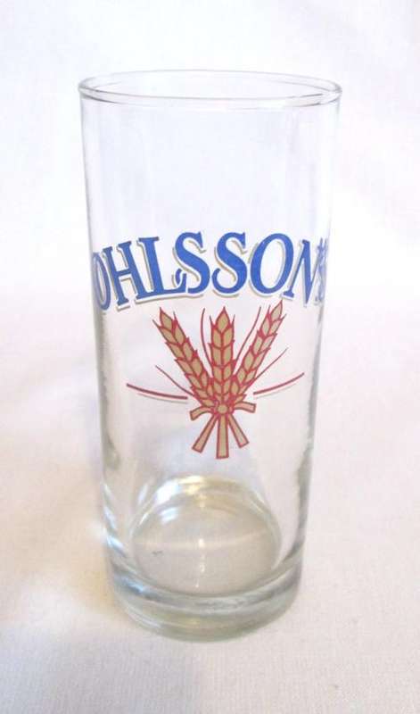 Advertising Glass - Ohlsson's Lager from Blisful