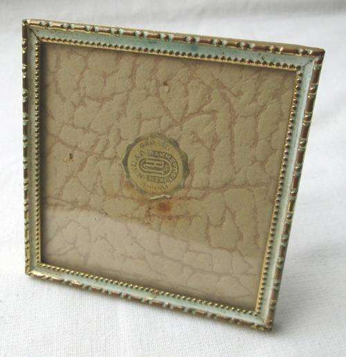 Vintage Brass / Glass Photo Frame JYDEN DENMARK RAMME FABRIKEN from Blisful