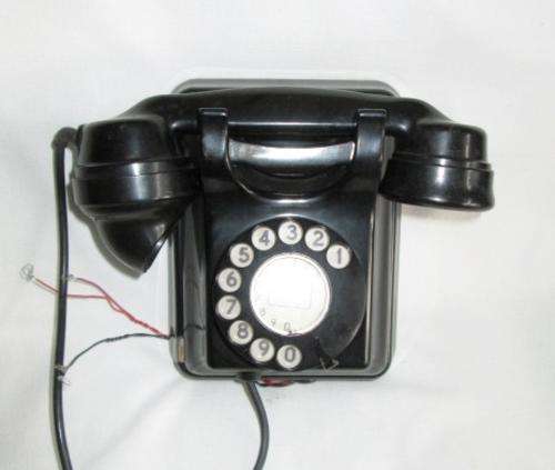 Rare Vintage 1930's era Siemens Brothers 366 Rotary Dial Bakelite Wall Telephone from Blisful