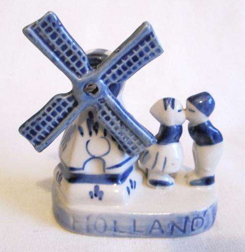 Vintage Delft Windmill from Blisful