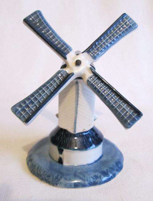 Vintage Delft Windmill from Blisful