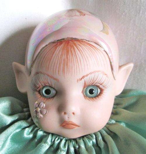 Vintage Kay Mckee Porcelain Pixie Doll from Blisful