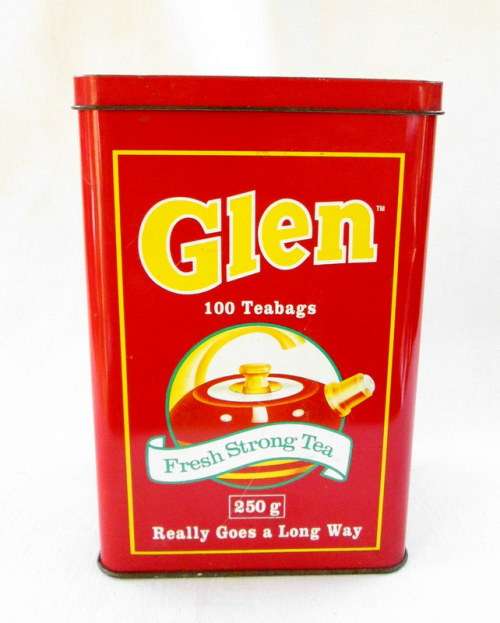 Advertising Tin Glen Tea Tin from Blisful