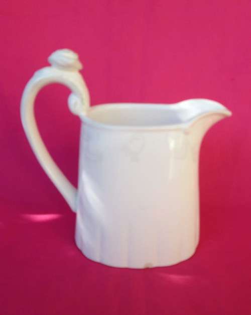 Vintage Rose Handle Milk Jug from Blisful