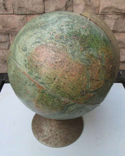 Vintage World Ocean Series Globe - Rhodesia, USSR. from Blisful