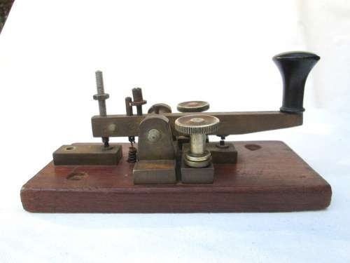 Antique Victorian Walters Electrical Morse Code Transmitter/Receiver from Blisful