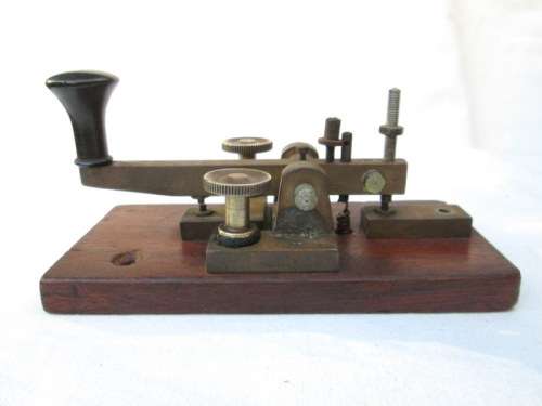 Antique Victorian Walters Electrical Morse Code Transmitter/Receiver from Blisful